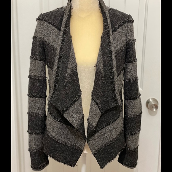 BCBGMaxAzria Aubree blazer black grey XS - Picture 1 of 11